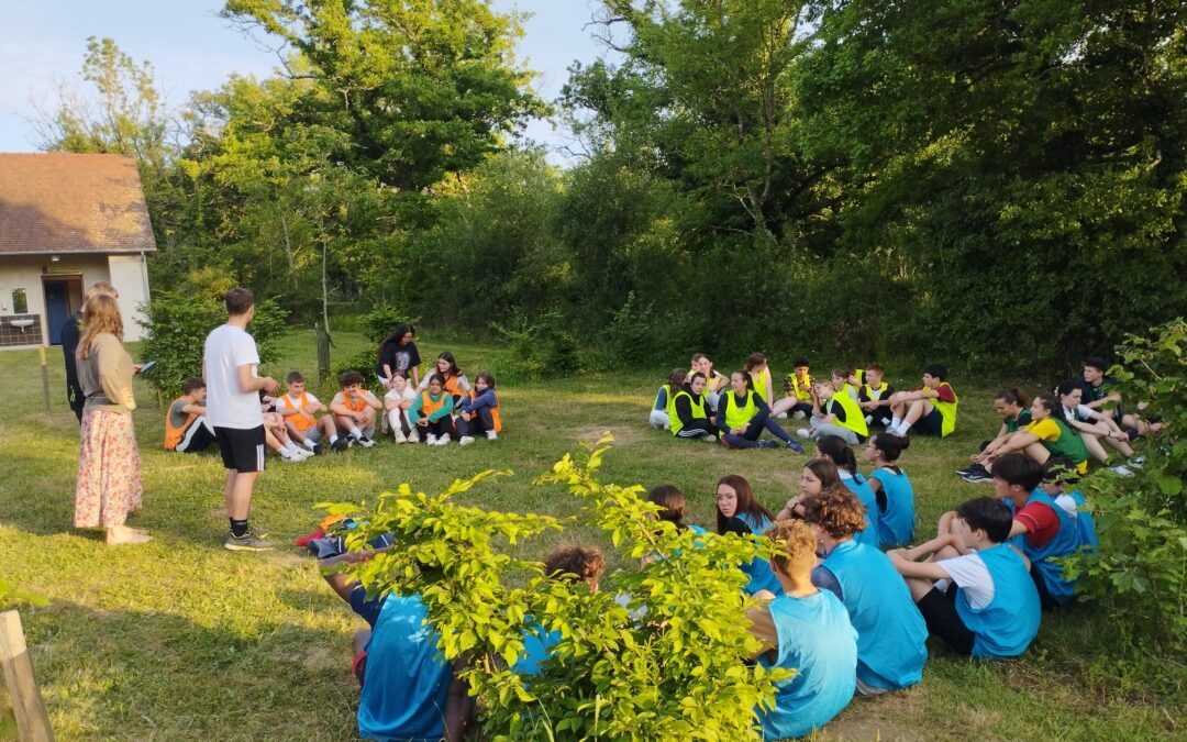 Séjour sportif à Lathus pour les troisièmes